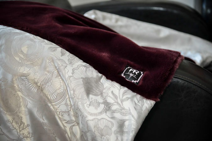 Plaid "Kuss des Merlot"