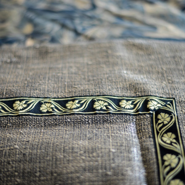 Plaid „Hells Angels“ in Blau-Gold