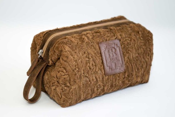Kosmetiktasche Janus braun